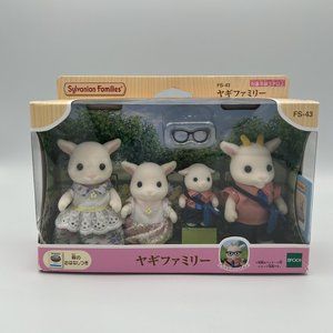 Sylvanian Families FS-43 Goat Family Doll Figure w/ Glass Accessory Original Box